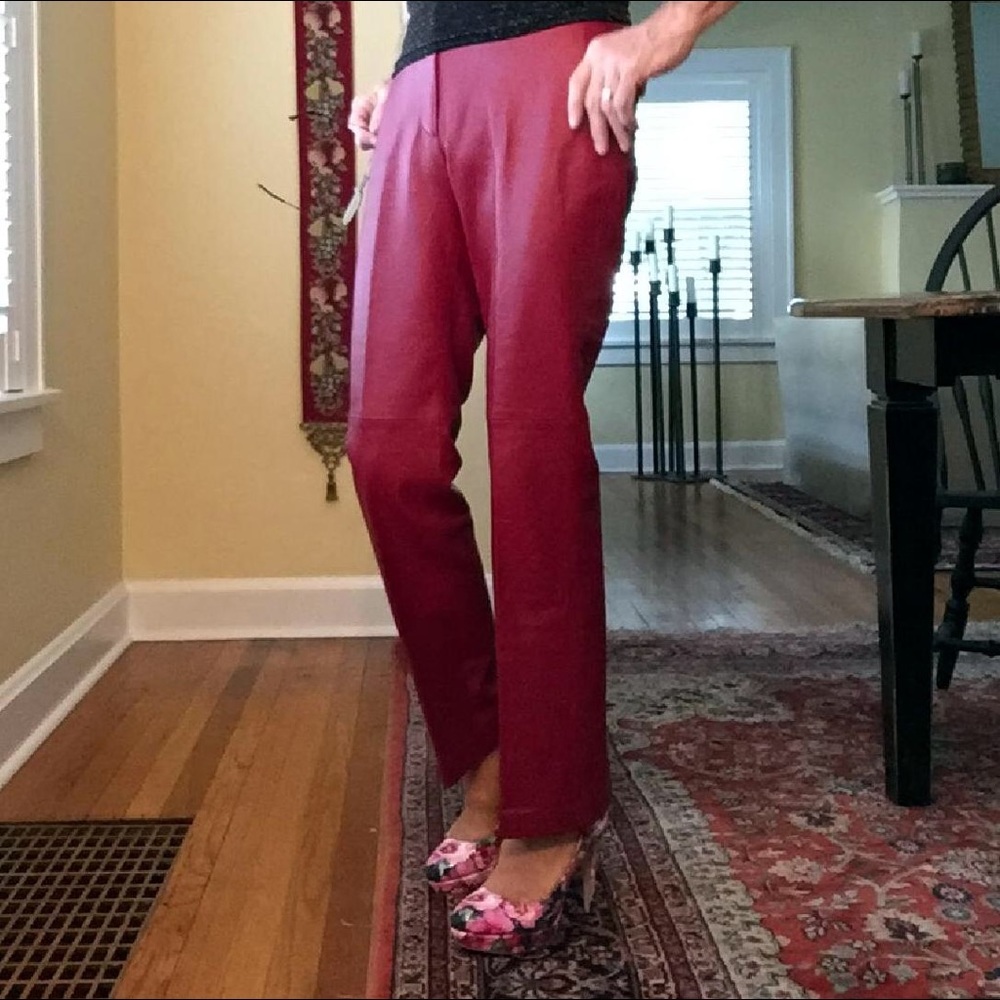 Newport News Leather Slacks